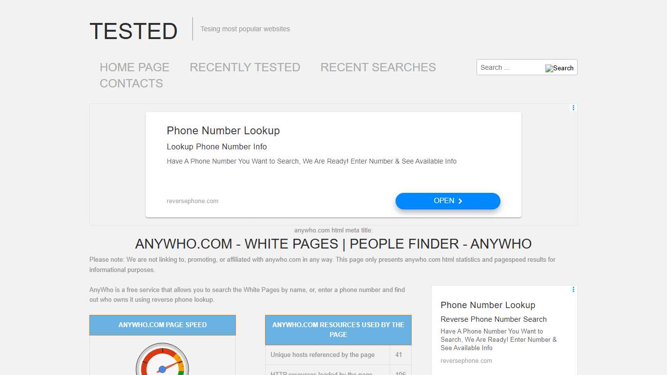 anywho.com White Pages People Finder - AnyWho