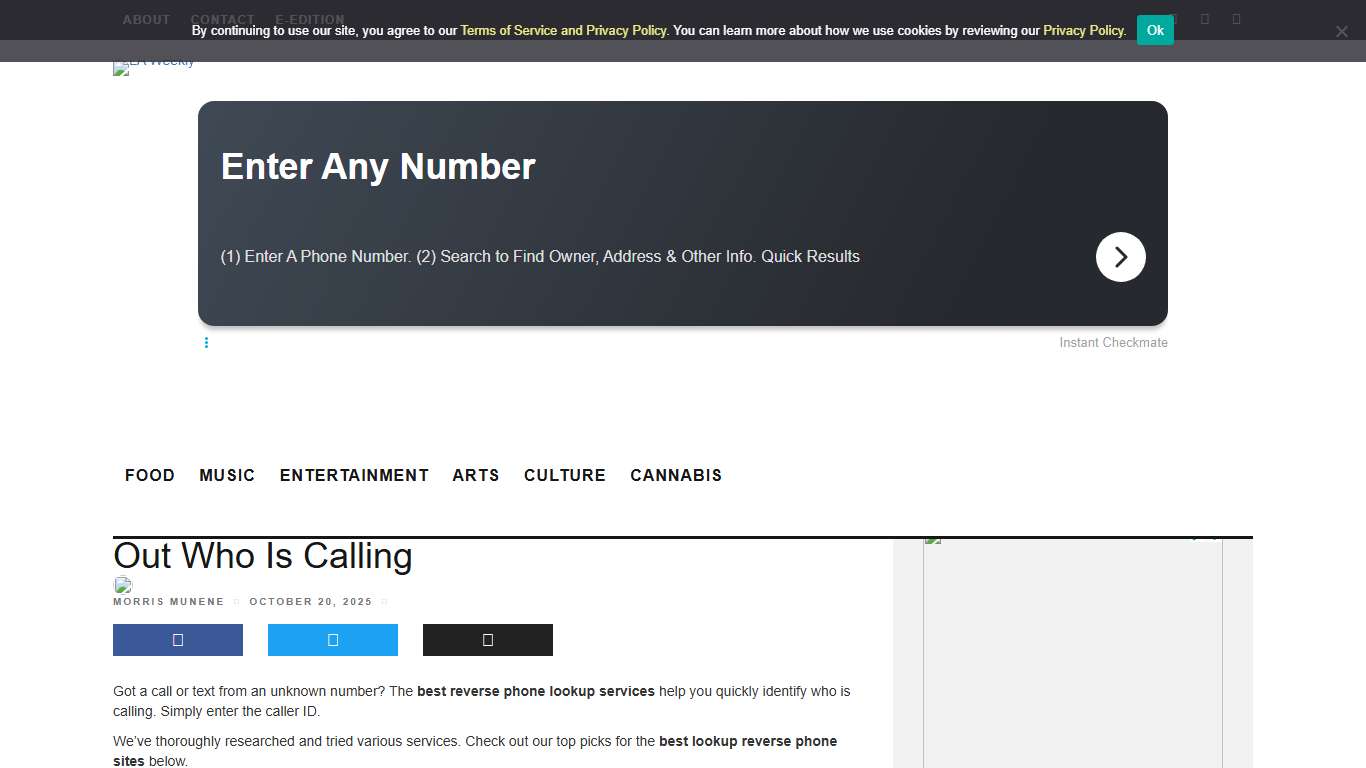 Reverse Phone Lookup: 10 Services To Find Out Who Is Calling - LA Weekly